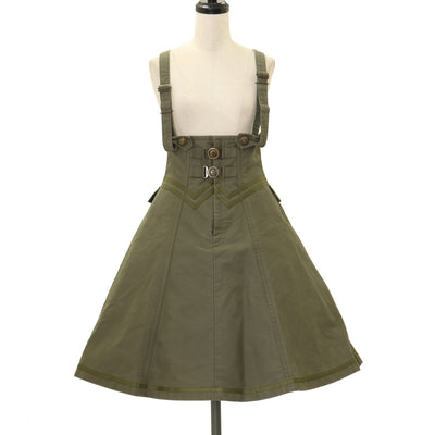 USED】青薔薇3段ティアードスカート(48cm丈/Blue rose x black) | Moi