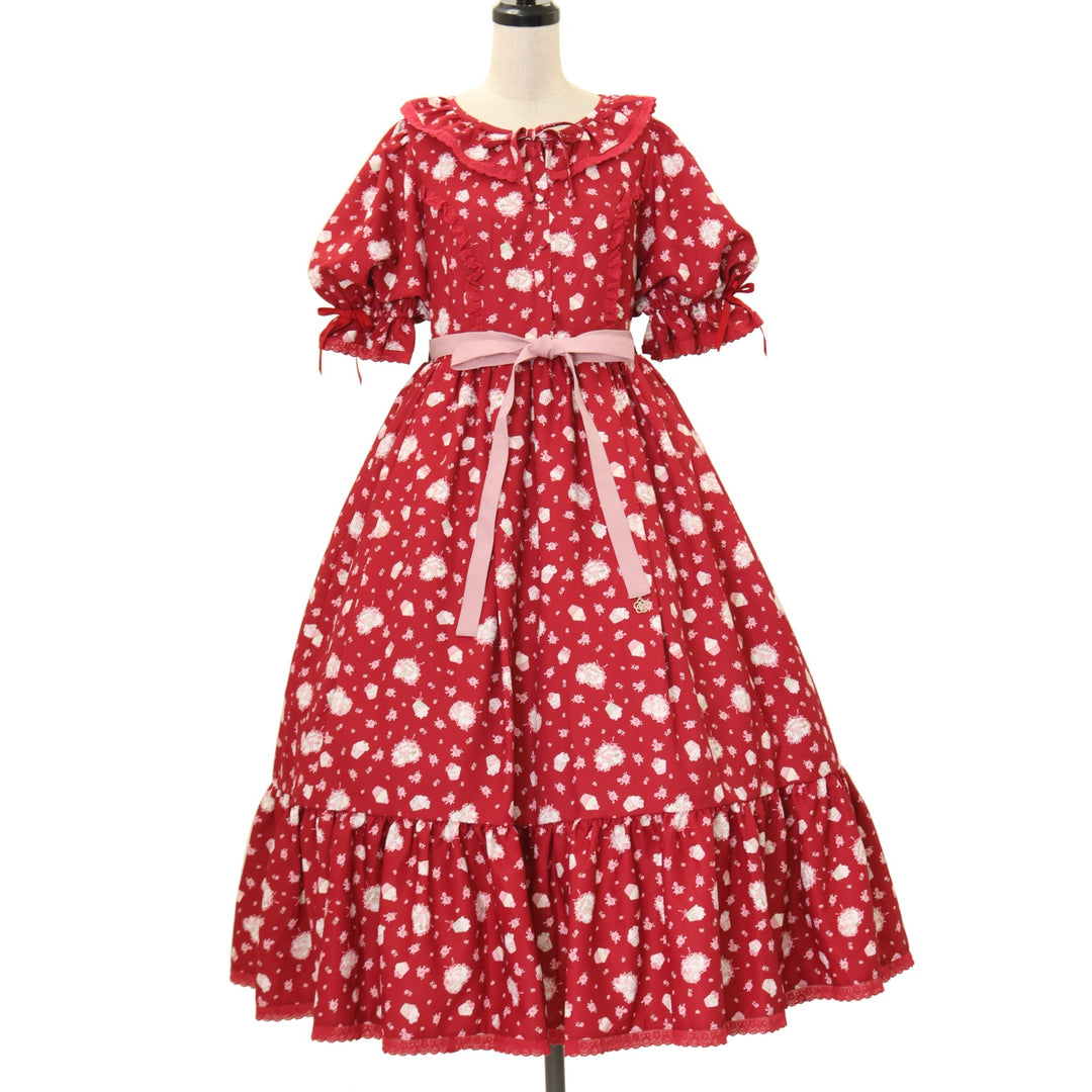 【限定】axes femme Chalmiere マロンクリームワンピース（赤） USED】マロンクリーム ワンピース | Chalmiere | ロリータ ゴスロリ