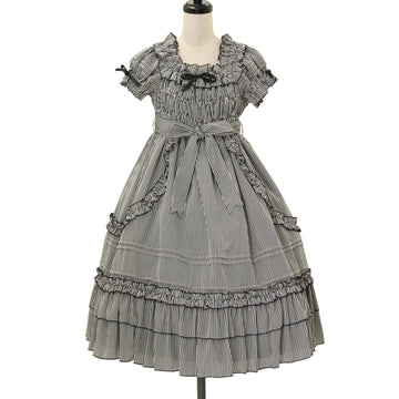 トワルドロココブーケ　ティアードロングドレス　ヴィクトリアンメイデン USED】トワルドロココブーケティアードロングドレス | Victorian