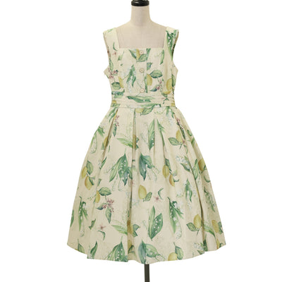 ゆ*す様 花鳥風月〜乙女のはなごろも〜プリーツジャンパースカート USED】花鳥風月～乙女のはなごろも～プリーツジャンパースカート