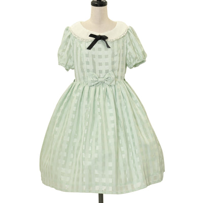 Innocent World White ♡ スクエアーカラーワンピース USED】【White/M