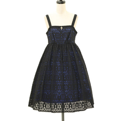 十字架2段ジャンパースカート USED】【9号】十字架2段ジャンパースカート | Moi-même-Moitié