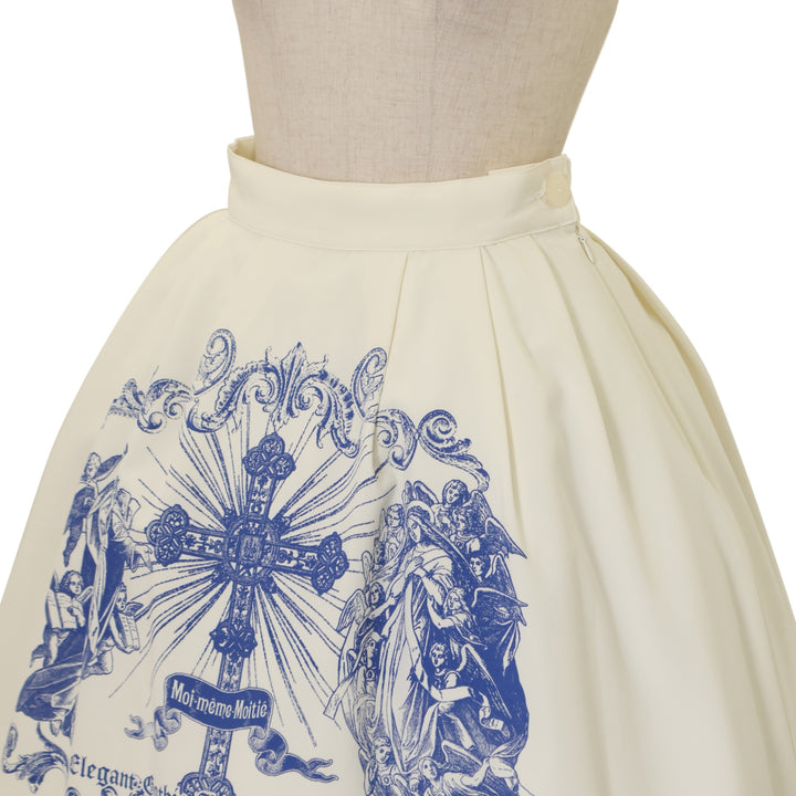 Moi-même-moitié 十字架フロッキー鳥籠スカート Moi-même-moitié