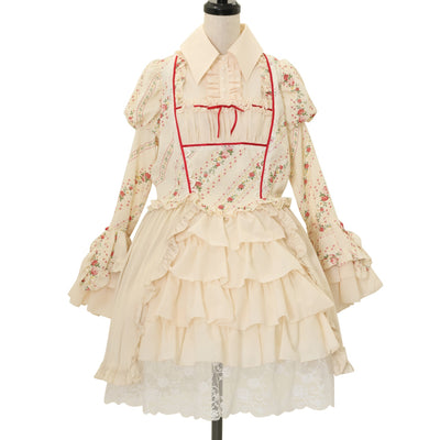 USED】トワルドロココブーケティアードロングドレス | Victorian