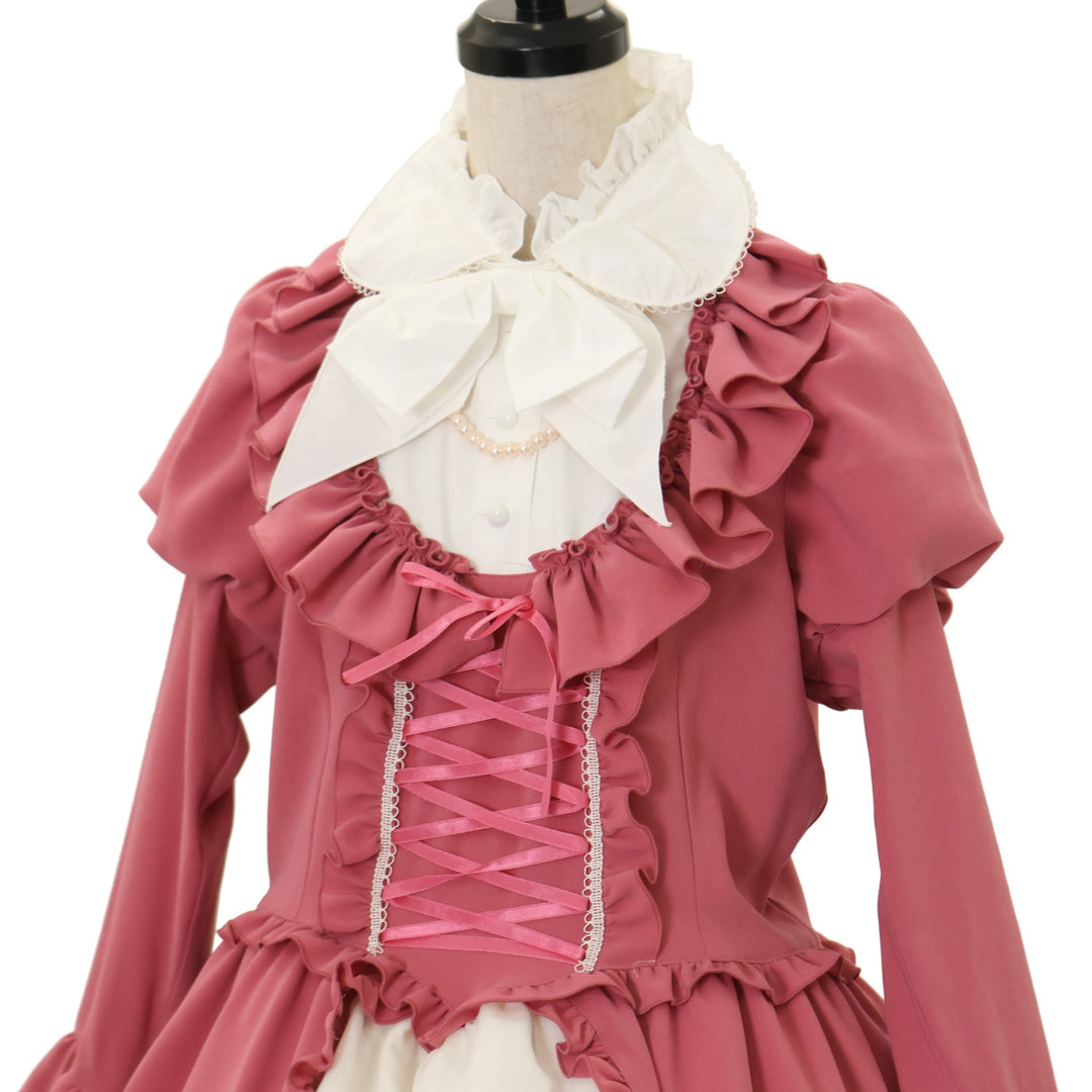 ATELIERPIERROT アリス風ワンピース（ゴスロリ） 🐰おすすめコーデ🐰 ⁡ 【Pina sweet collection】 ローズジャガード