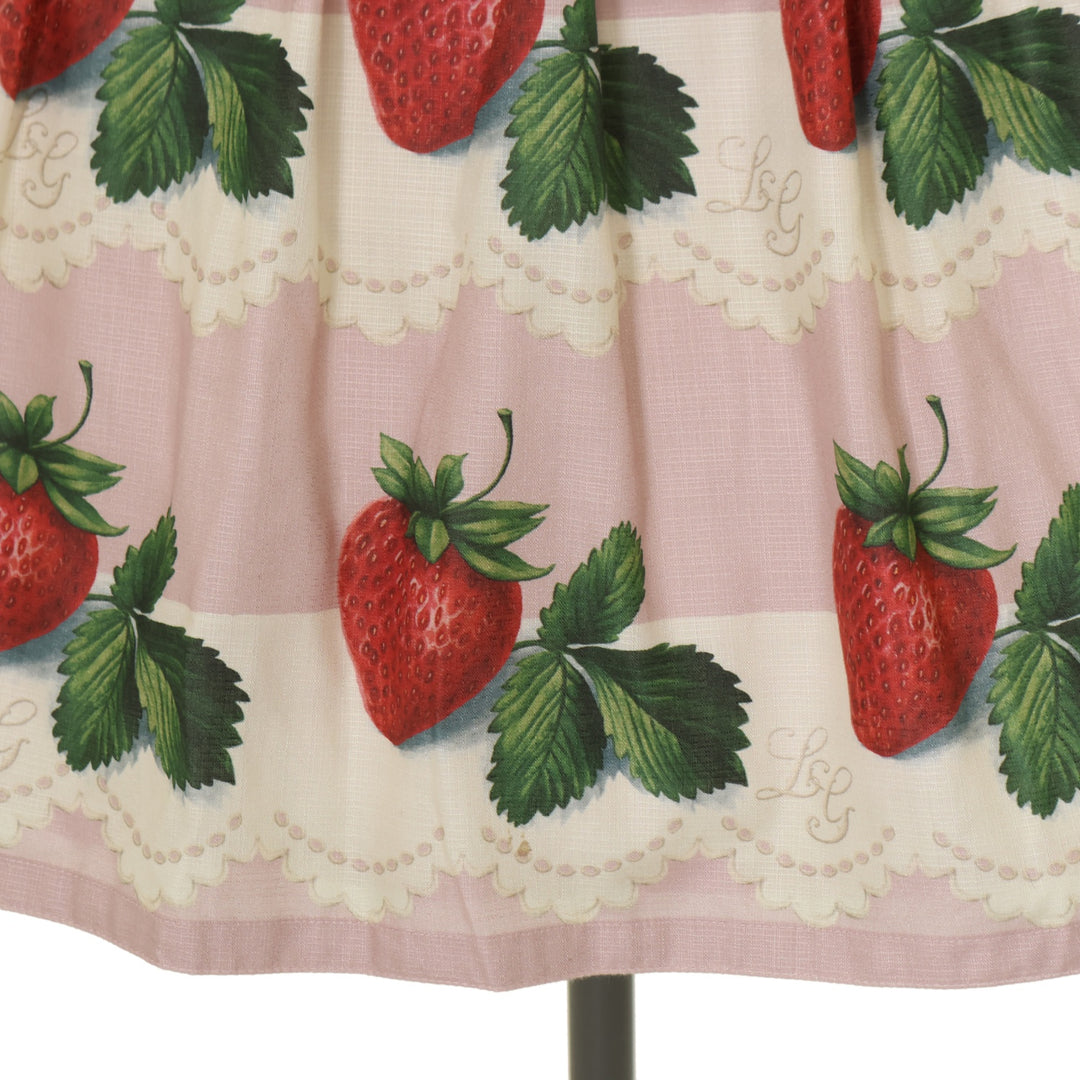 USED】Antique Lace Strawberry ノースリーブワンピース | Leur Getter