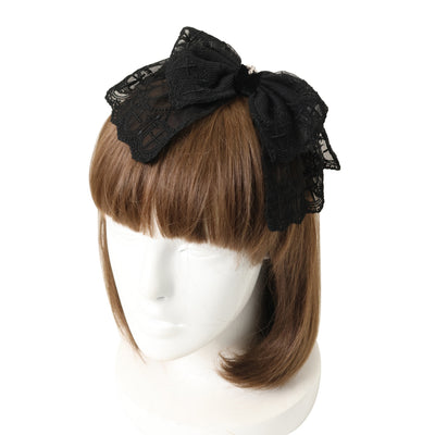 別珍プリンセスドロップリボンカチューシャ　ブラック USED】別珍リボンカチューシャ | Moi-même-Moitié Wunderwelt Online