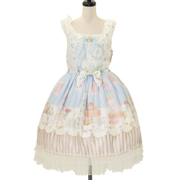 USED】うさくみゃスイーツ柄ジャンパースカート | BABY, THE STARS