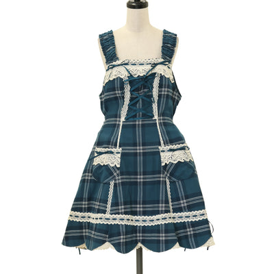 BerryCherry Parfaitキャミワンピース USED】【Mサイズ】BerryCherry Parfait キャミソールワンピース