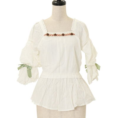 Angelic Pretty リリカルバニーレースブラウス ホワイト USED】リリカルバニーレースブラウス | Angelic Pretty Wunderwelt