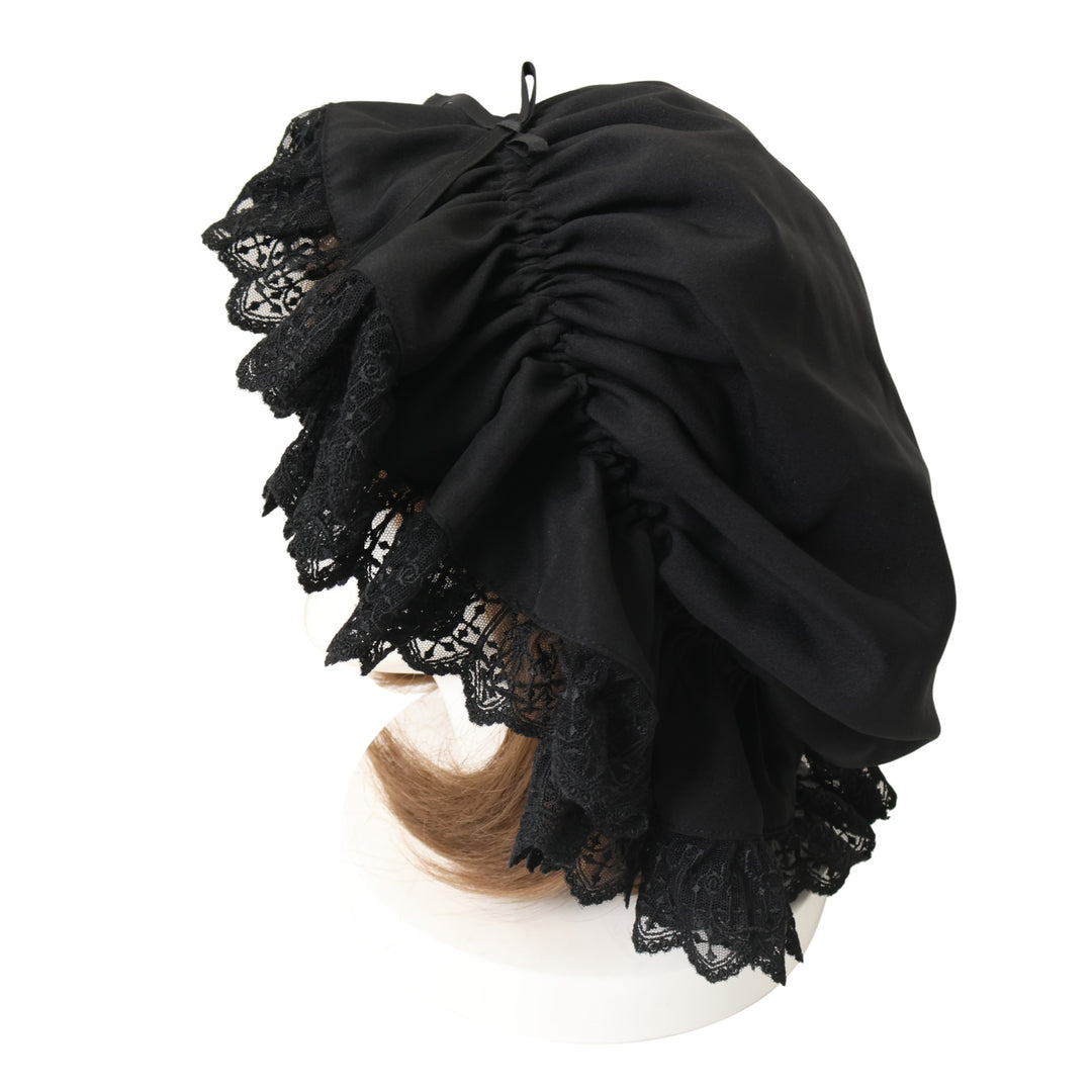 USED】クロスアーチレースキャップ(Black × Black) | Moi-même-Moitié