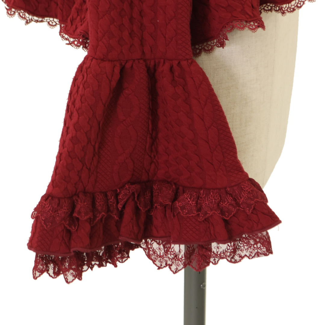Vallee lys Petal Bloom Cardigan グリーン USED】【Vallée lys】Petal Bloom Cardigan | ATELIER-PIERROT