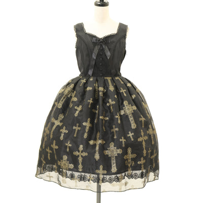 USED】肩リボンジャンパースカート（ギンガム） | Angelic Pretty