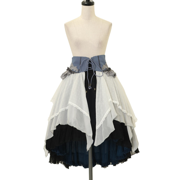【希少】OZZ　ANGELO　コルセットフレアスカート　OZZ ONESTE USED】ONESTE コルセットリバーシブルスカート | Ozz On | ロリータ
