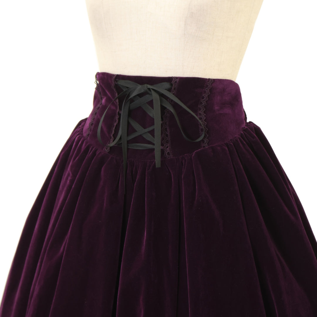 USED】【axes femme kawaii/Mサイズ】ベルベットドールスカート