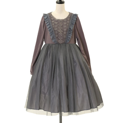 USED】アンティークロココブーケポリーヌドレス（ブリュンヌ