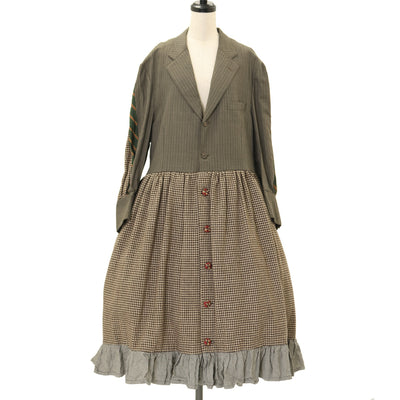 USED】croce 蜘蛛の巣レース二重襟ブラウスワンピース | Ozz On