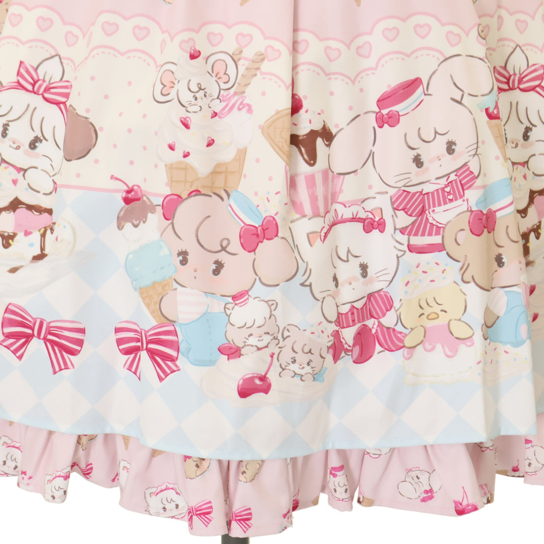 axes femme KAWAII ダイナーカフェジャンスカ mikkoコラボ USED】【mikko illustration × axes femme KAWAII/Mサイズ】ダイナー