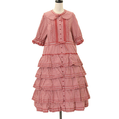 USED】【Mサイズ】ローズシフォン丸衿ドレス | Innocent World