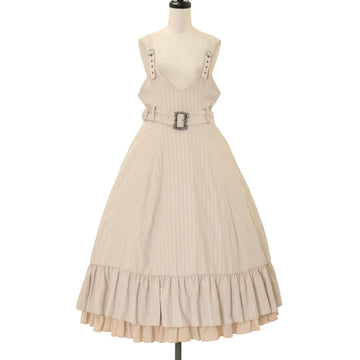 USED】花鳥風月～乙女のはなごろも～プリーツジャンパースカート（格子