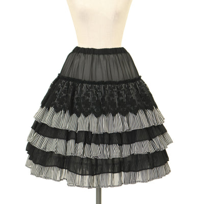 USED】【PEACE NOW/Mサイズ】ファスナーアシンメトリースカート