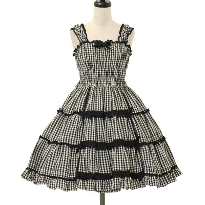 USED】【Mサイズ】クラウンカルーセルバッスルジャンパースカート