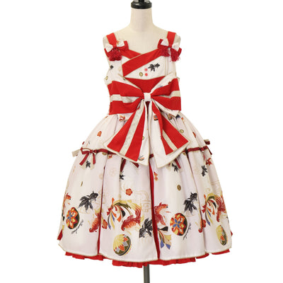 USED】【Mサイズ】クラウンカルーセルバッスルジャンパースカート