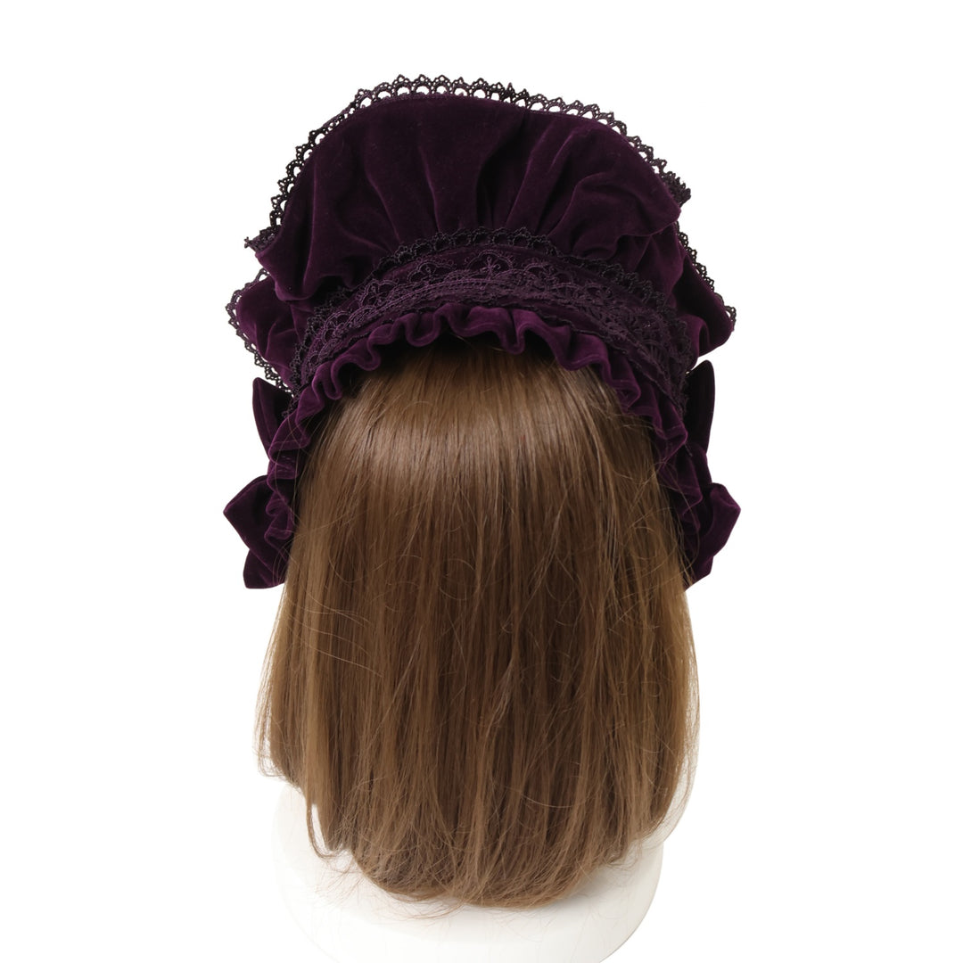USED】【axes femme kawaii】ベルベットドールハーフボンネット
