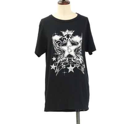 USED】STEAM ダマスク柄クロスネックカットソー | h.NAOTO Wunderwelt