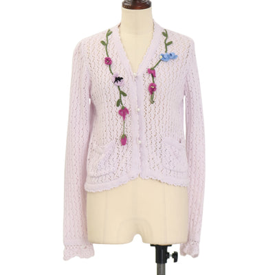 USED】うさぎハートニットカーディガン | Nile Perch Wunderwelt