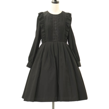 USED】カメオタイ付きクラシカルバッスルリボンワンピース +レイヤード