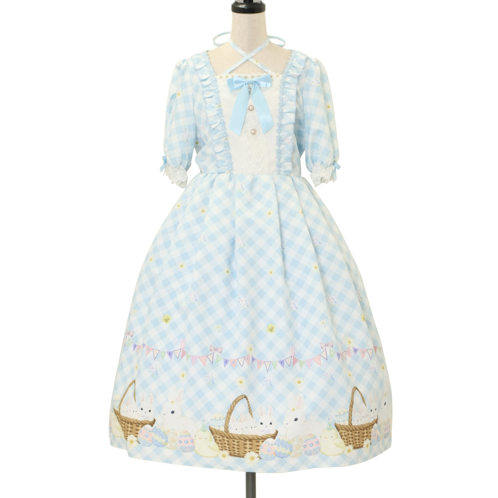 USED】【axes femme kawaii/Mサイズ】イースター柄ワンピース