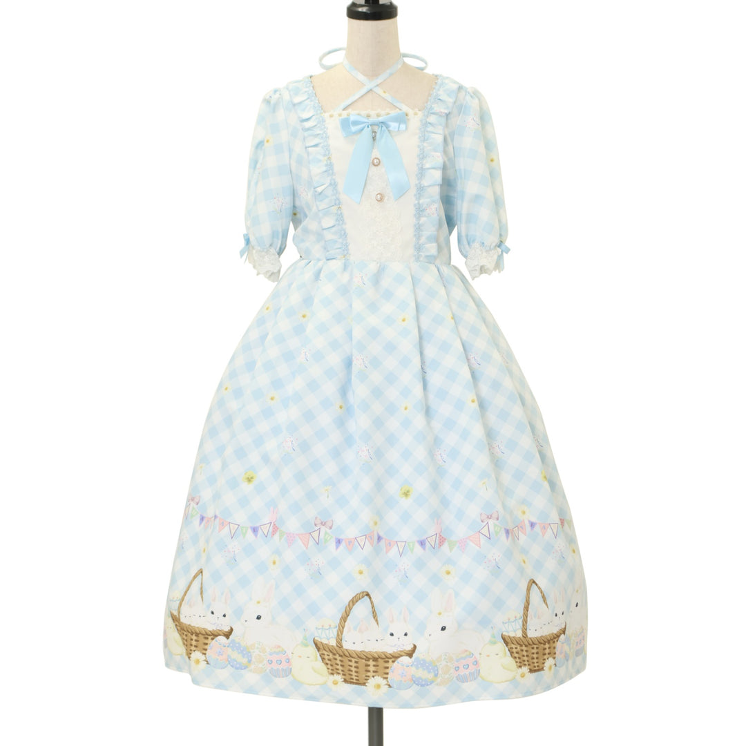 USED】【axes femme kawaii/Mサイズ】イースター柄ワンピース