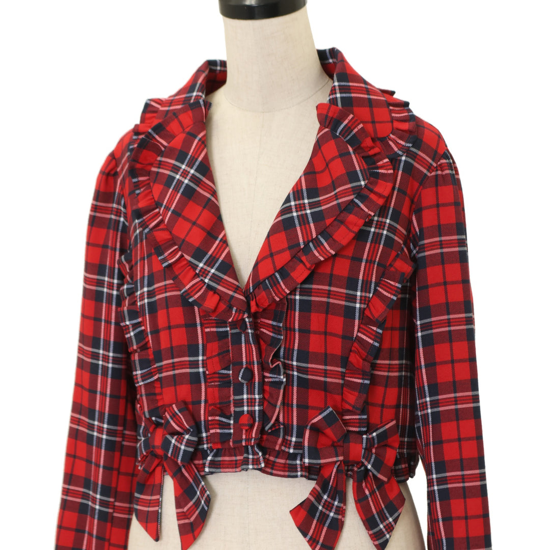 USED】【axes femme kawaii/Mサイズ】タータンチェックジャケット