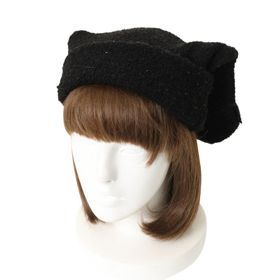 USED】トーションレースのフルボンネット（ブラック×ブラック） | BABY