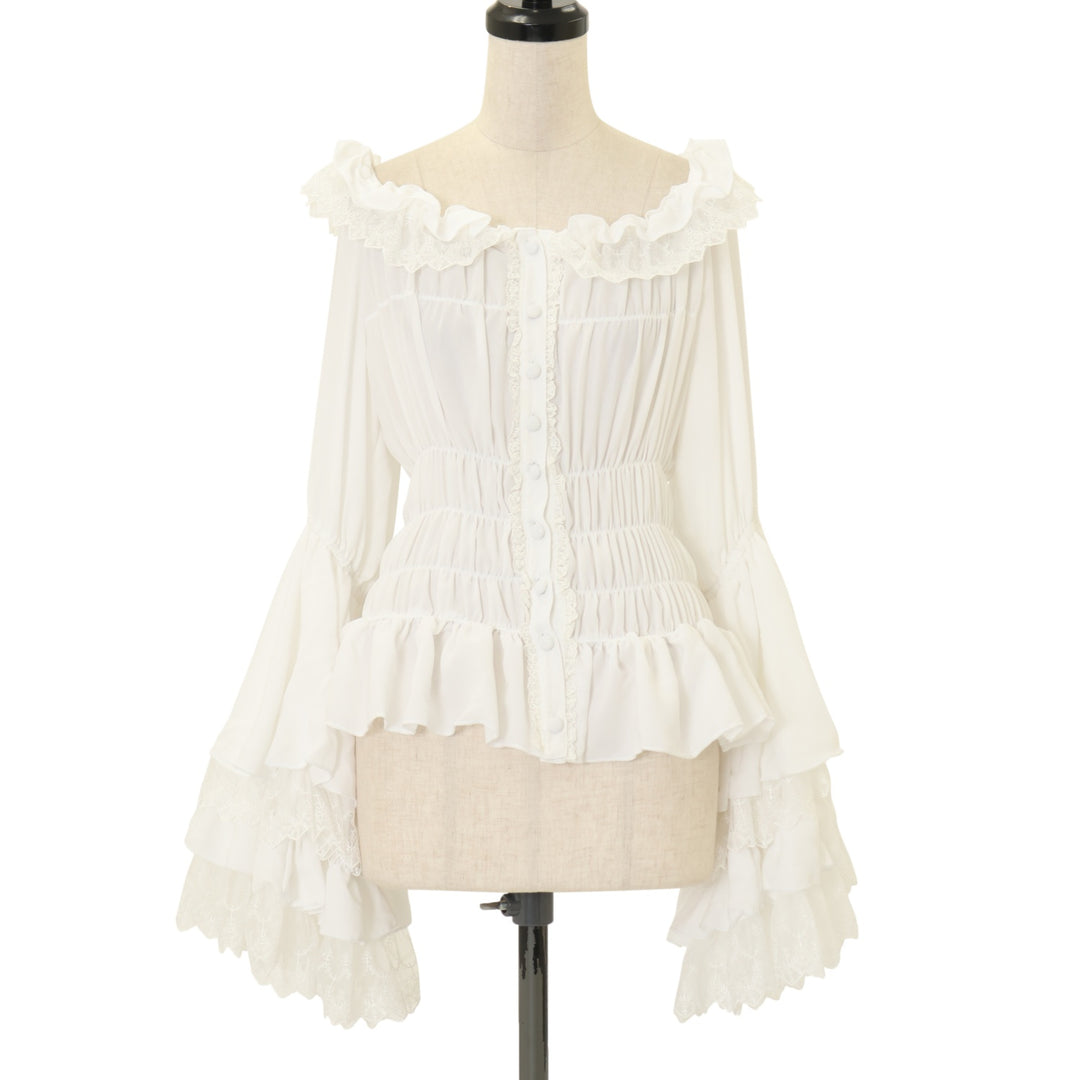 USED】【Vallée lys】Dream of Roses Blouse | ATELIER-PIERROT