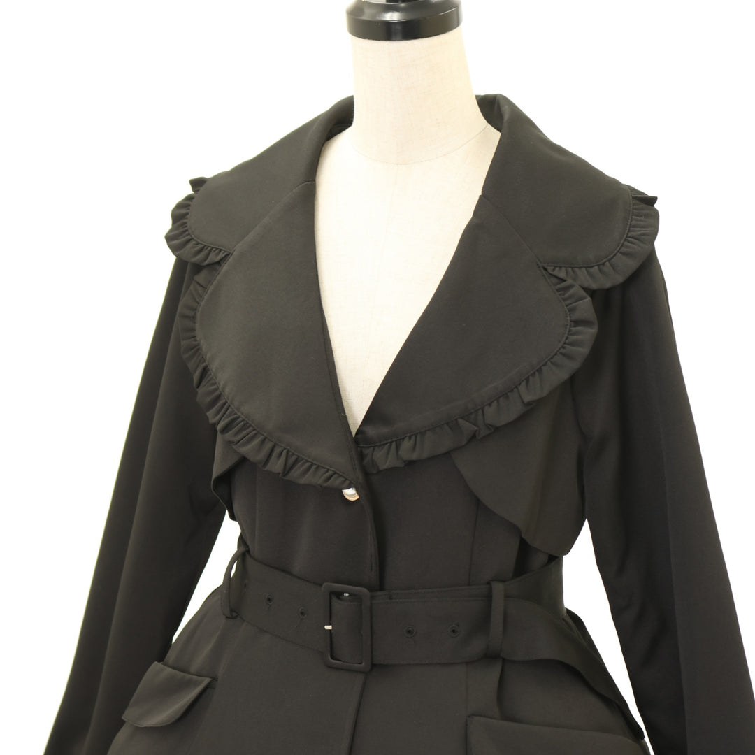 USED】【Mサイズ】French Frillトレンチコート | Amavel | ロリータ