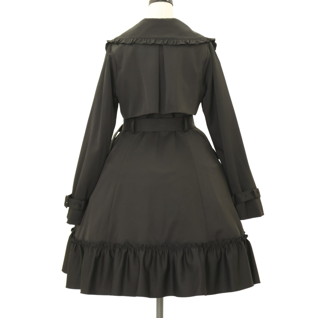 USED】【Mサイズ】French Frillトレンチコート | Amavel | ロリータ