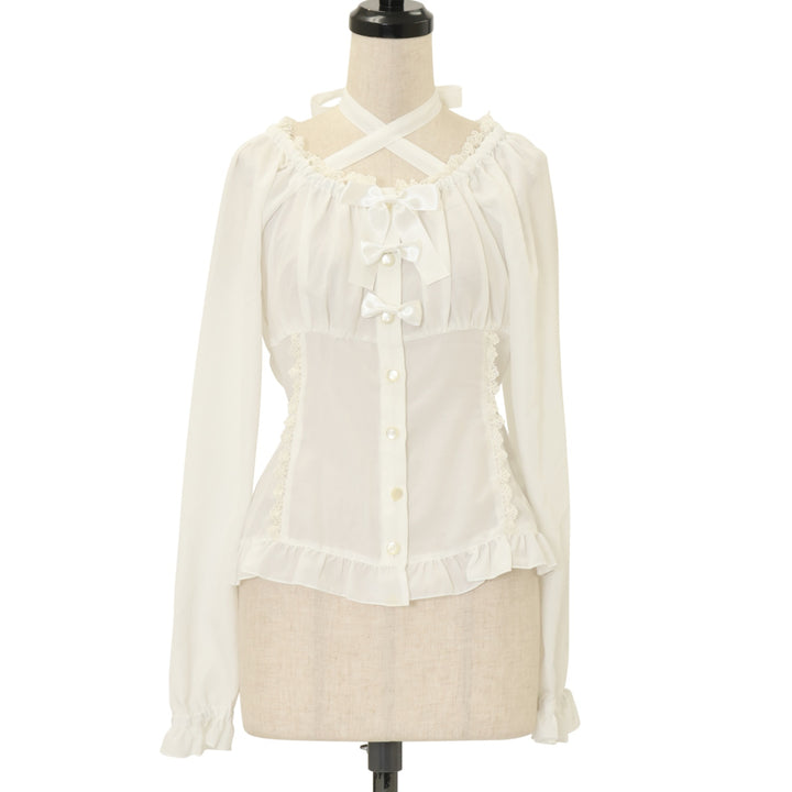 USED】胸元ギャザー長袖ブラウス | metamorphose Wunderwelt Online