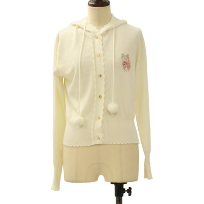 USED】うさぎハートニットカーディガン | Nile Perch Wunderwelt