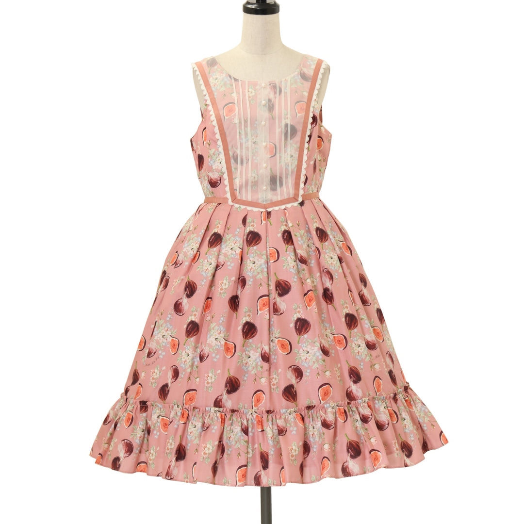 USED】【Mサイズ】花咲く無花果ジャンパースカート | Melody BasKet