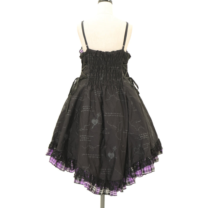 USED】H.Jelly タータンチェック切替ジャンパースカート | h.NAOTO