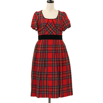 USED】カメオタイ付きクラシカルバッスルリボンワンピース +レイヤード