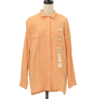 USED】Wonderful World ギンガム半袖オーバーブラウス | KANEKO ISAO