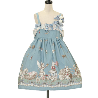 USED】花鳥風月～乙女のはなごろも～プリーツジャンパースカート