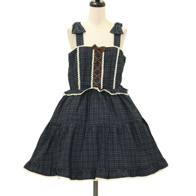 USED】花鳥風月～乙女のはなごろも～プリーツジャンパースカート