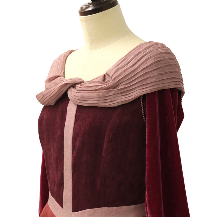 USED】【Disney/サイズ2】Something Thereワンピース+ベロアトップス