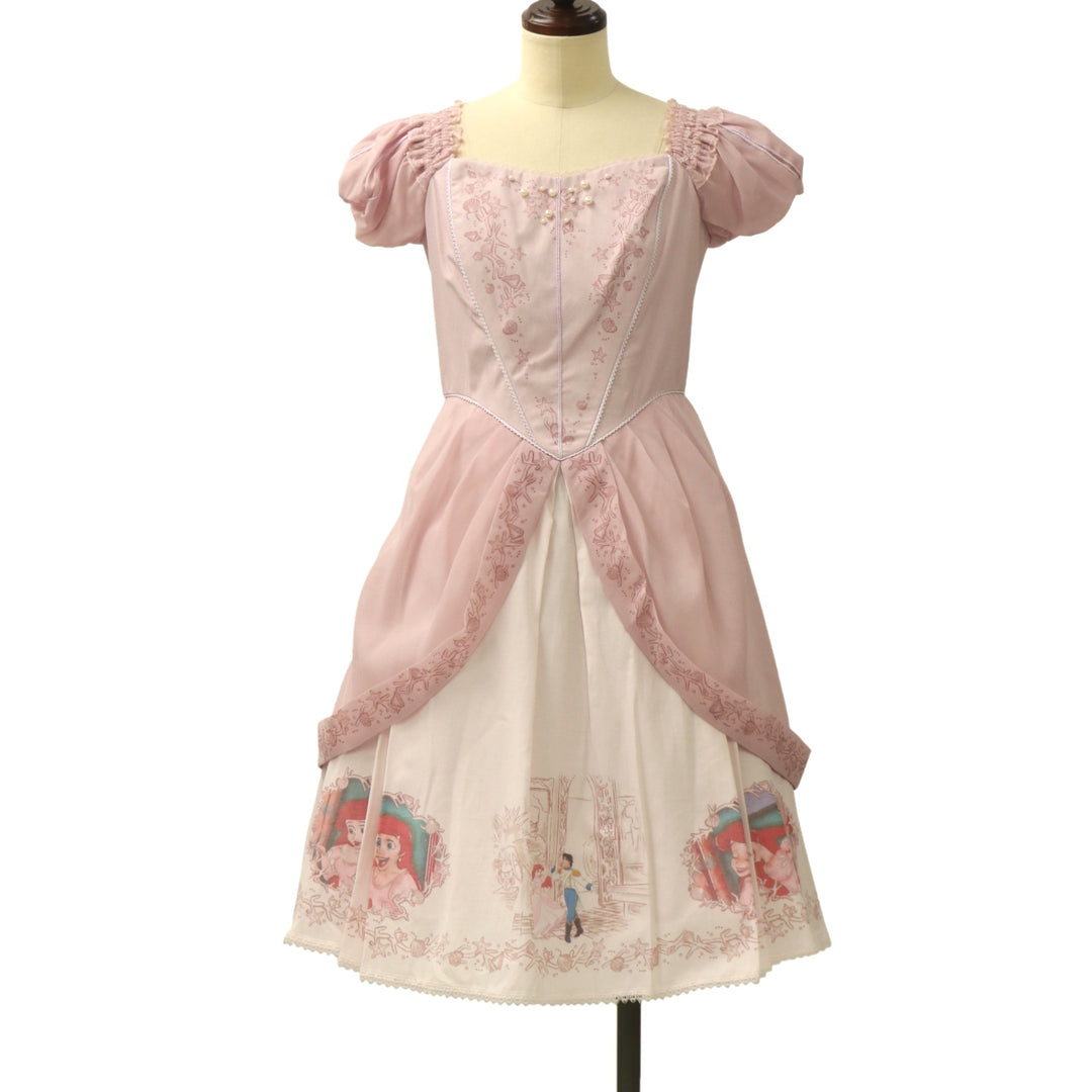 シークレットハニー アリエルのカミスキーワンピース USED】【Disney/サイズ2】カミスキーワンピース（アリエルver