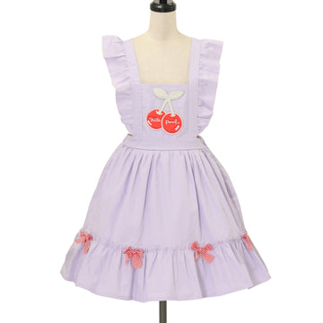 USED】フリルジャンパースカート＜BIGワッペン/チェリー＞ | Nile