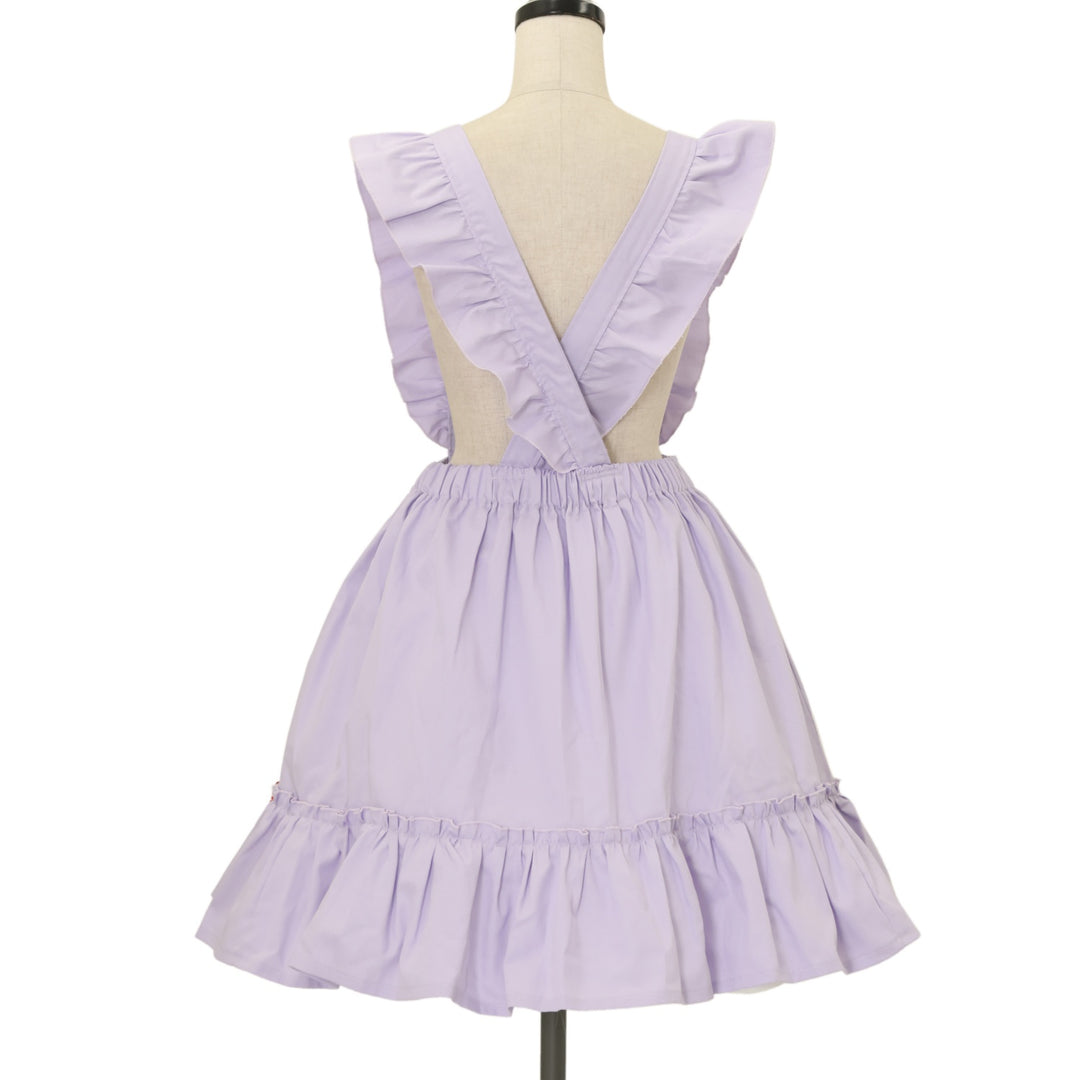 USED】フリルジャンパースカート＜BIGワッペン/チェリー＞ | Nile